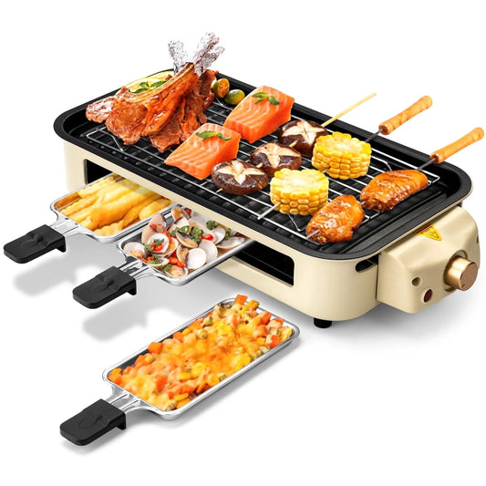 2 in 1 electric grill and griddle