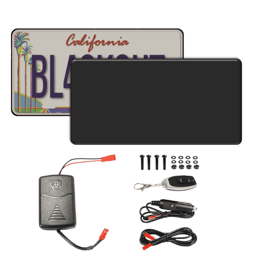 Blackout Plates - Blackout License Plate Cover – The Ultimate Privacy Shield!